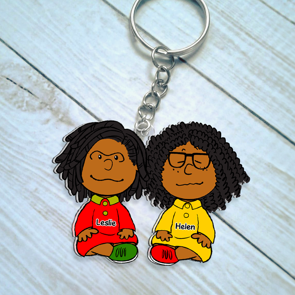 Personalized Gifts For Friends Keychain 04QHHU150124HH-Homacus