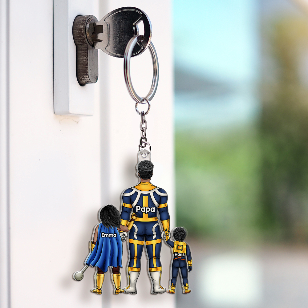 Energy Dad Acrylic Keychain - Personalized Gifts For Dad 03QHHU210525HG-Homacus