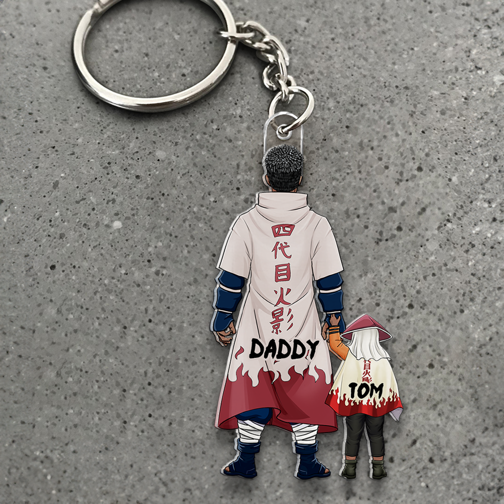 Dad Keychain - Personalized Gifts For Dad 01qhhu120525pa-Homacus