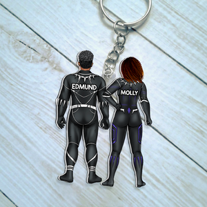 Personalized Gifts For Couple Keychain 02qhhu100125pa-Homacus