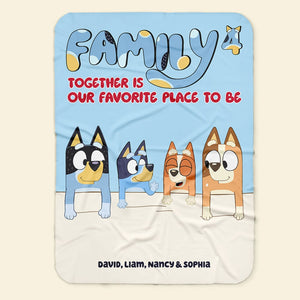 Personalized Gifts For Family Blanket 04OHPU060624-Homacus