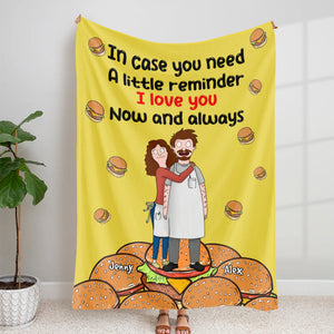 Personalized Gifts For Couple Blanket I Love You Now And Always 04TOMH241224HG-Homacus