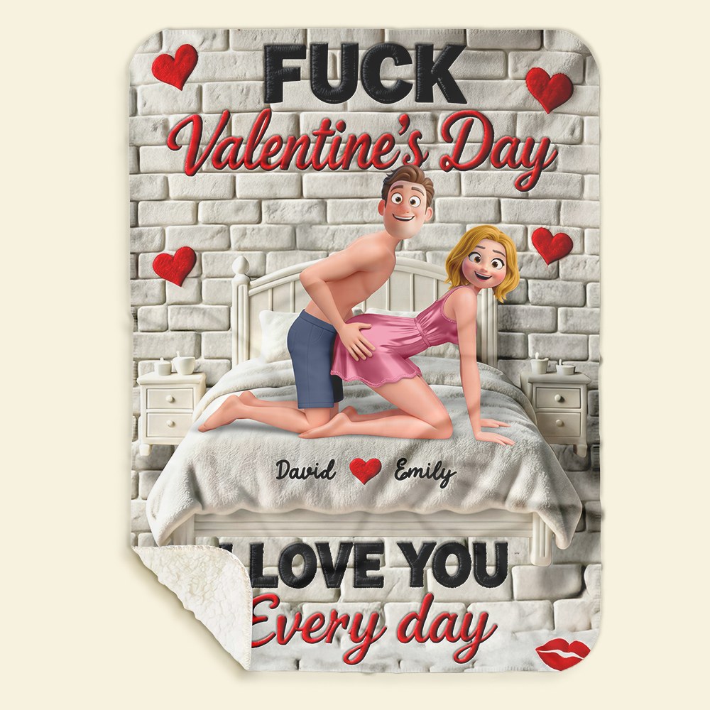 Naughty Couple Blanket - Personalized Gifts For Couples 01ohqn280126-Homacus