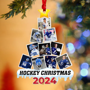 Custom Photo Gifts For Ice Hockey Lovers Ornament 06hupu170824 ct141124-Homacus