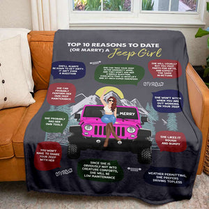 Personalized Gifts For Off Road Lover Blanket 01HUMH210624TM-Homacus