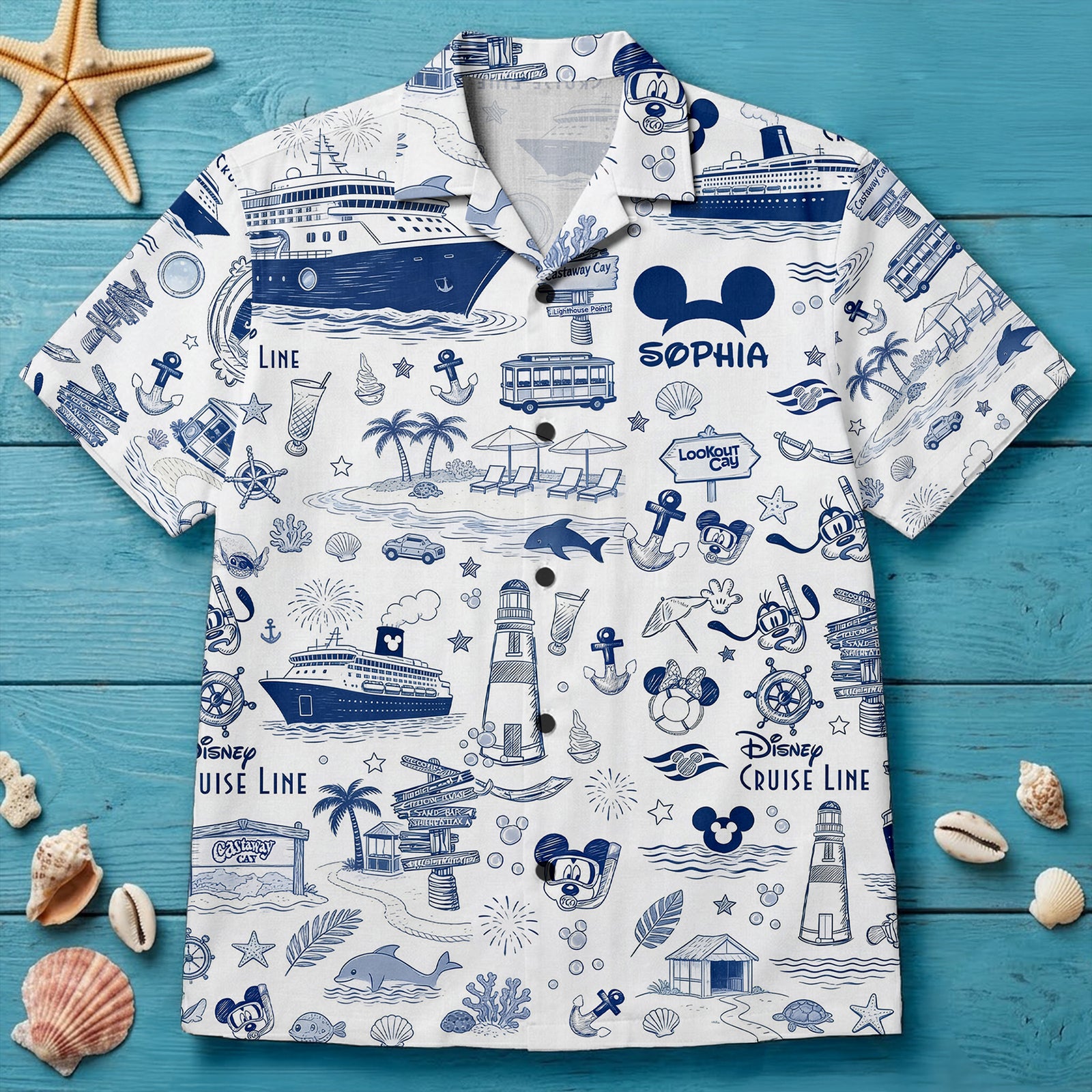 Lovely Nautical Cruise Hawaiian Shirt - Personalized Gifts 02huqn240626-Homacus