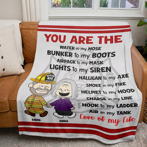 Personalized Gifts For Firefighter Couple Blanket 02qhtn080125da-Homacus