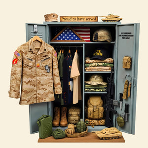 Christmas Military Locker Plaque – Personalized Gifts For Veterans 01qhtn090625-Homacus