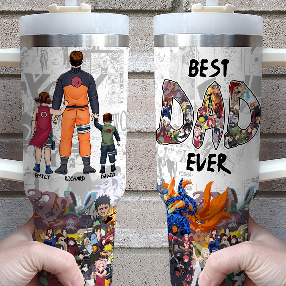 Best Dad Ever Tumbler Personalized Gifts For Father's Day 022qhqn260424pa-Homacus