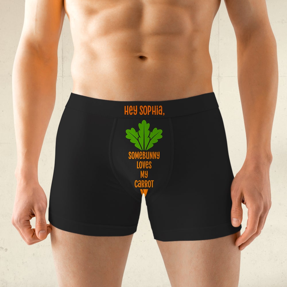 Personalized Gifts For Husband Men's Boxers and Women's Brief 05kadt300124 Carrot Bunny-Homacus