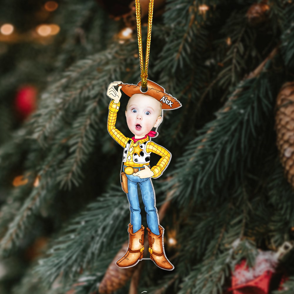 Custom Photo Gifts For Kids Christmas Toy Ornament-Homacus