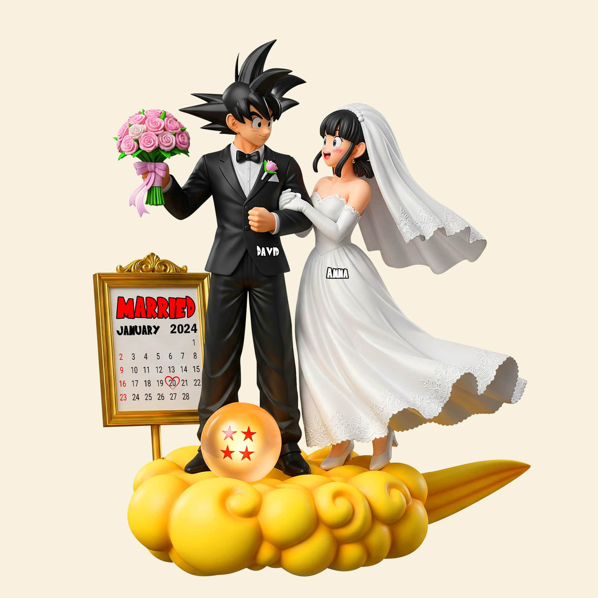 Couple Wedding Day Acrylic Plaque - Personalized Gifts For Couple 01natn180625-Homacus