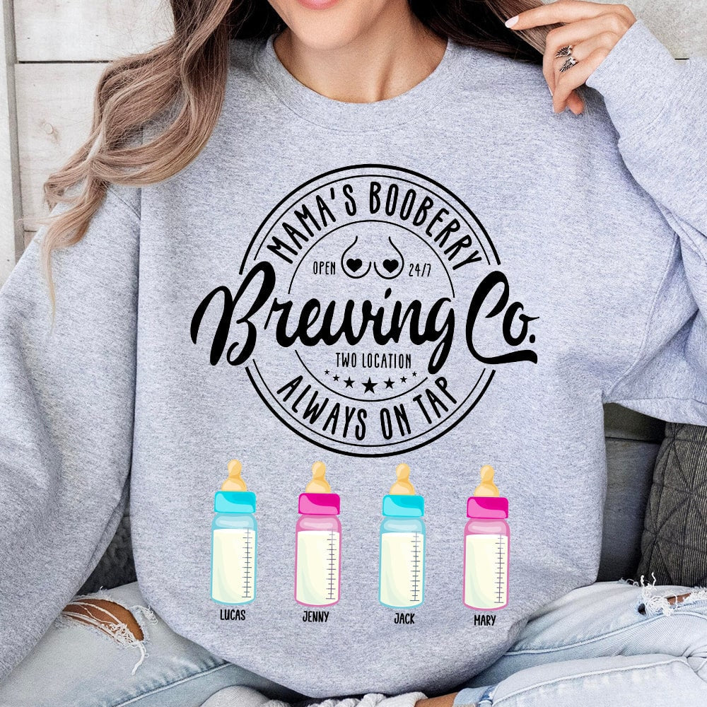 Personalized Gifts For Mom Shirt 01ohtn190325 Mama's Booberry - Always On Tap-Homacus