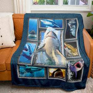 Gifts For Shark Lovers Blanket 245acxx260824-Homacus