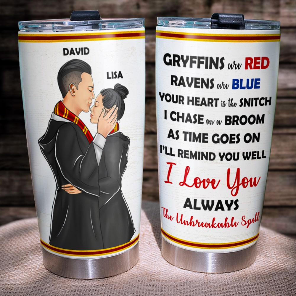 Personalized Gifts For Couple Tumbler I Love You Always The Unbreakable Spell-Homacus
