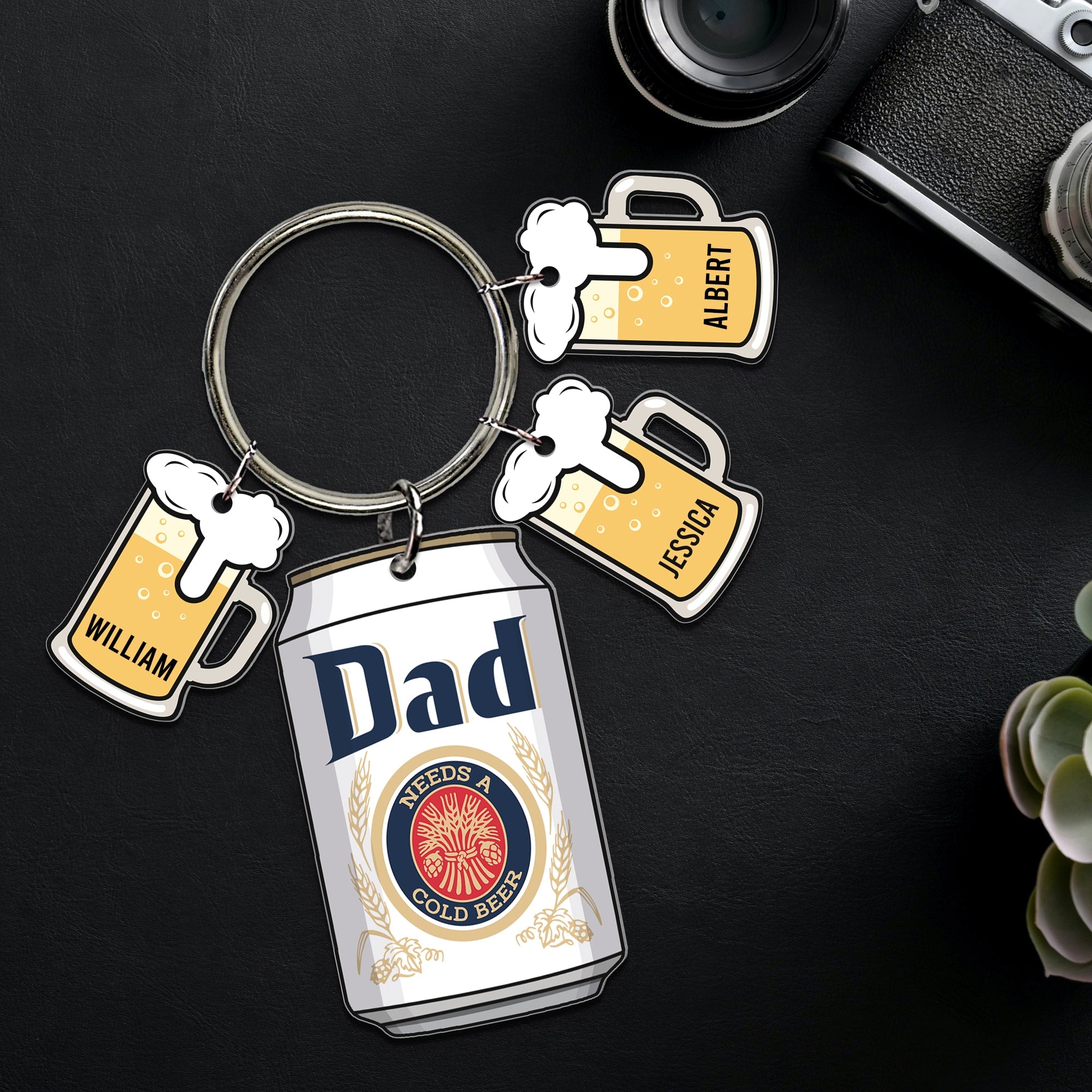 Personalized Gifts For Dad Keychain 02naqn240524 Father's Day-Homacus
