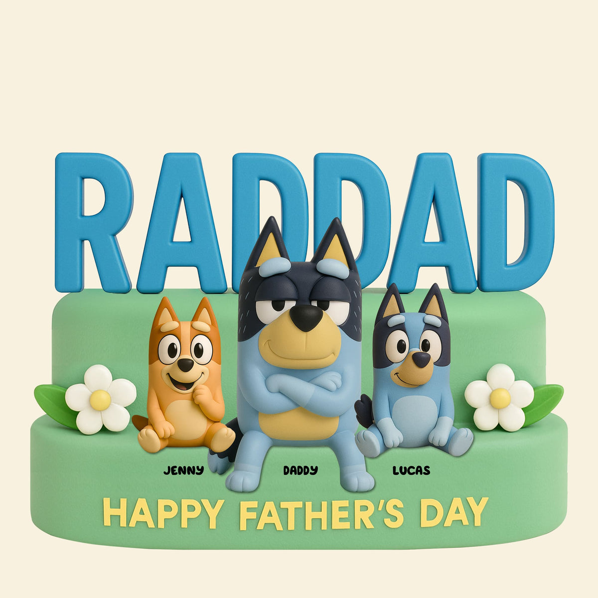 Rad Dad Plaque Personalized Gifts For Dad 05natn120525-Homacus
