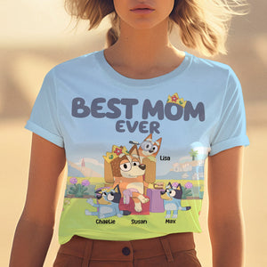 Personalized Gifts For Mom Shirt Best Mom Ever 07natn040424-Homacus