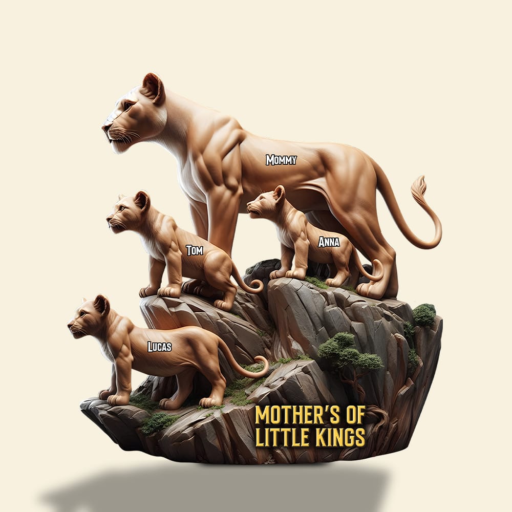 Lion Mom Plaque Christmas Decor - Personalized Gifts For Mom 02ohtn270325-Homacus