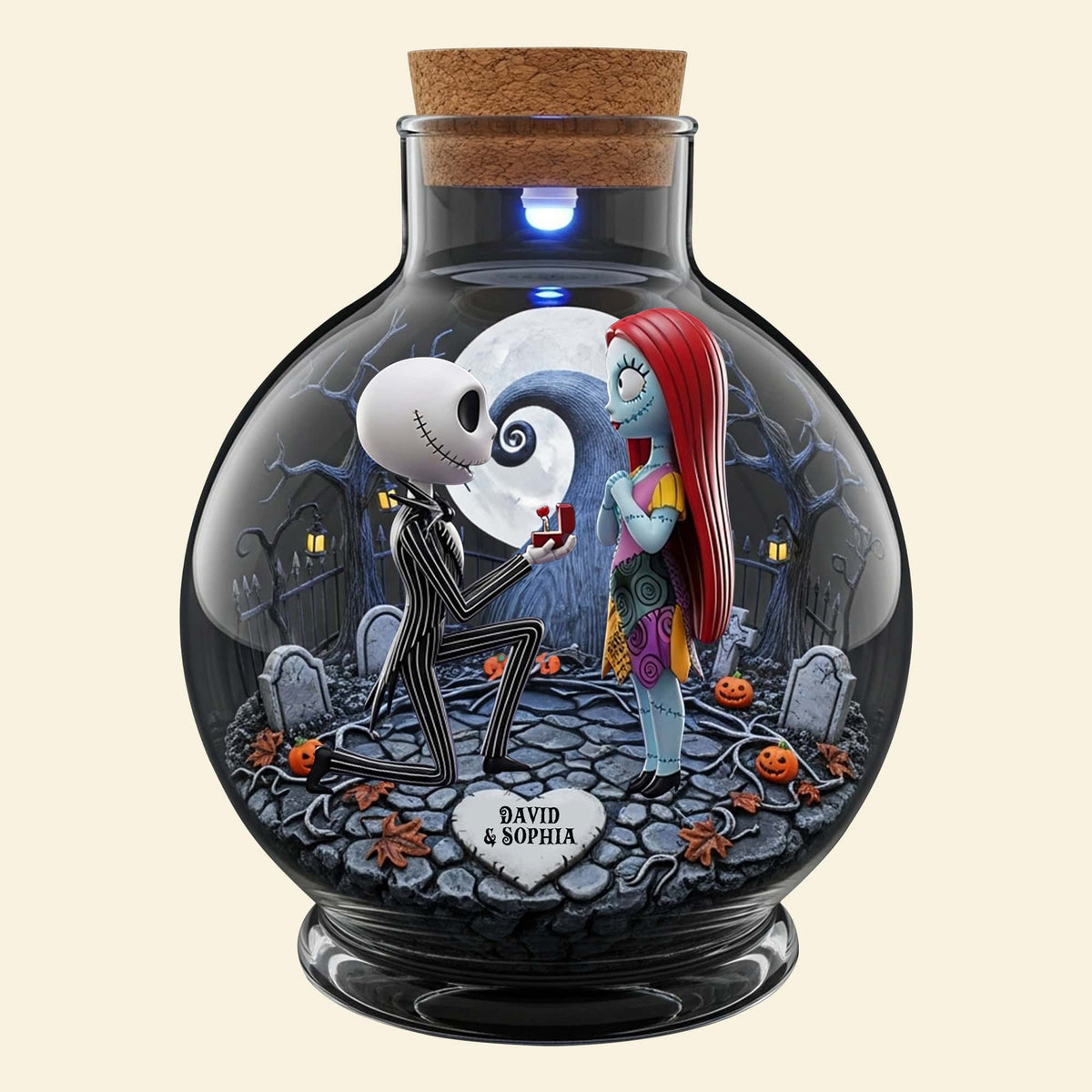 Horror Couple Plaque - Personalized Gifts For Couple 02totn080725-Homacus