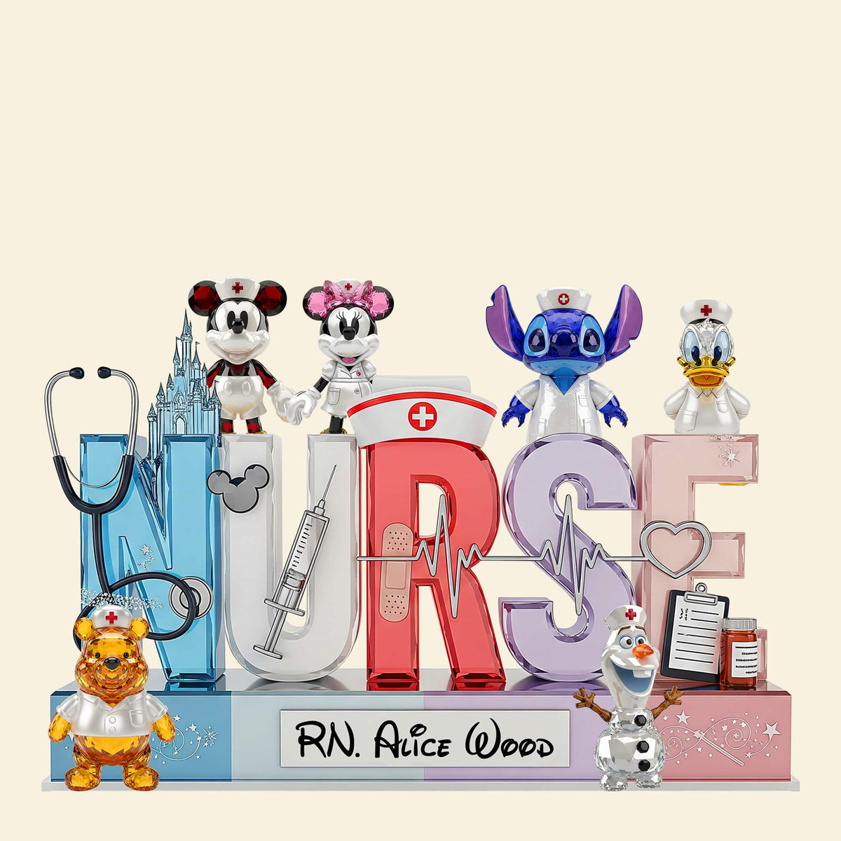 Cartoon Nurse Plaque - Personalized Gifts For Nurse 04ohtn270525-Homacus