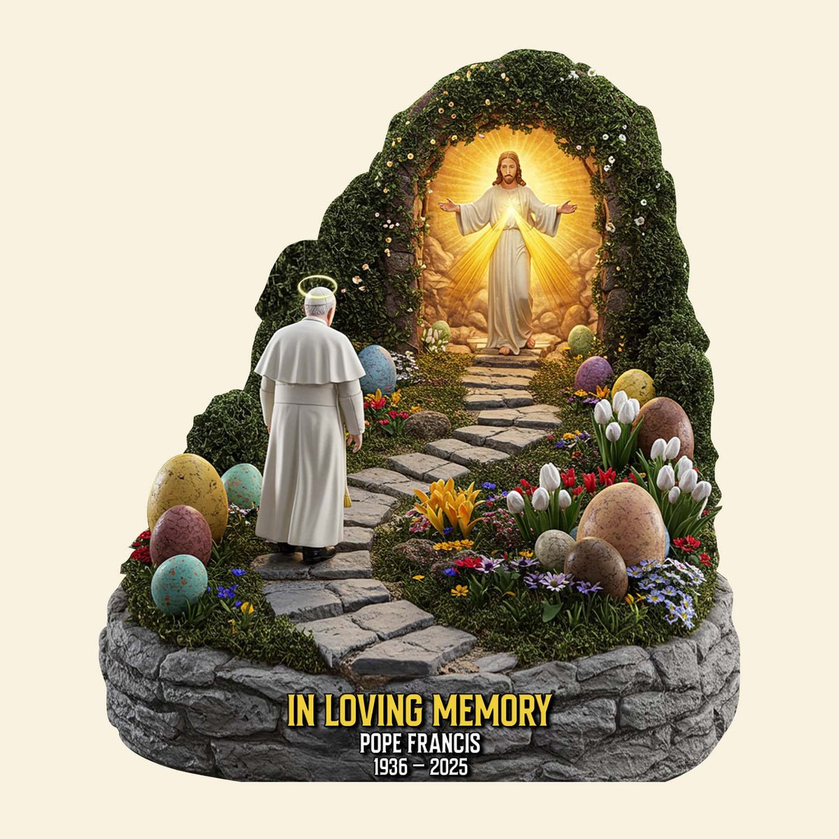 In Loving Memory Of Pope Francis Acrylic Plaque 04qhtn210425-Homacus