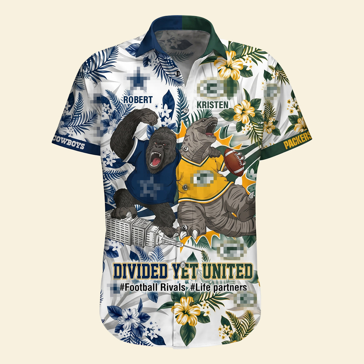 Sport Fight Pals Hawaiian Shirt, Personalized Gifts For Couple & Friends 02qhdt180626-Homacus
