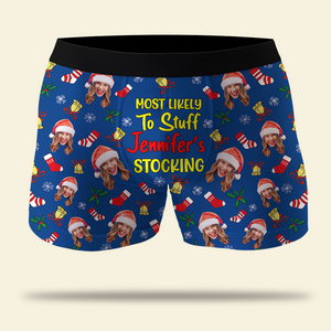 Custom Photo Gifts For Christmas Men's Boxers and Women's Brief 01xqpu120924-Homacus