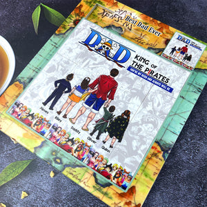 Best Pirate Dad Sliding Puzzle - Personalized Gifts For Dad 042achu150425pa-Homacus