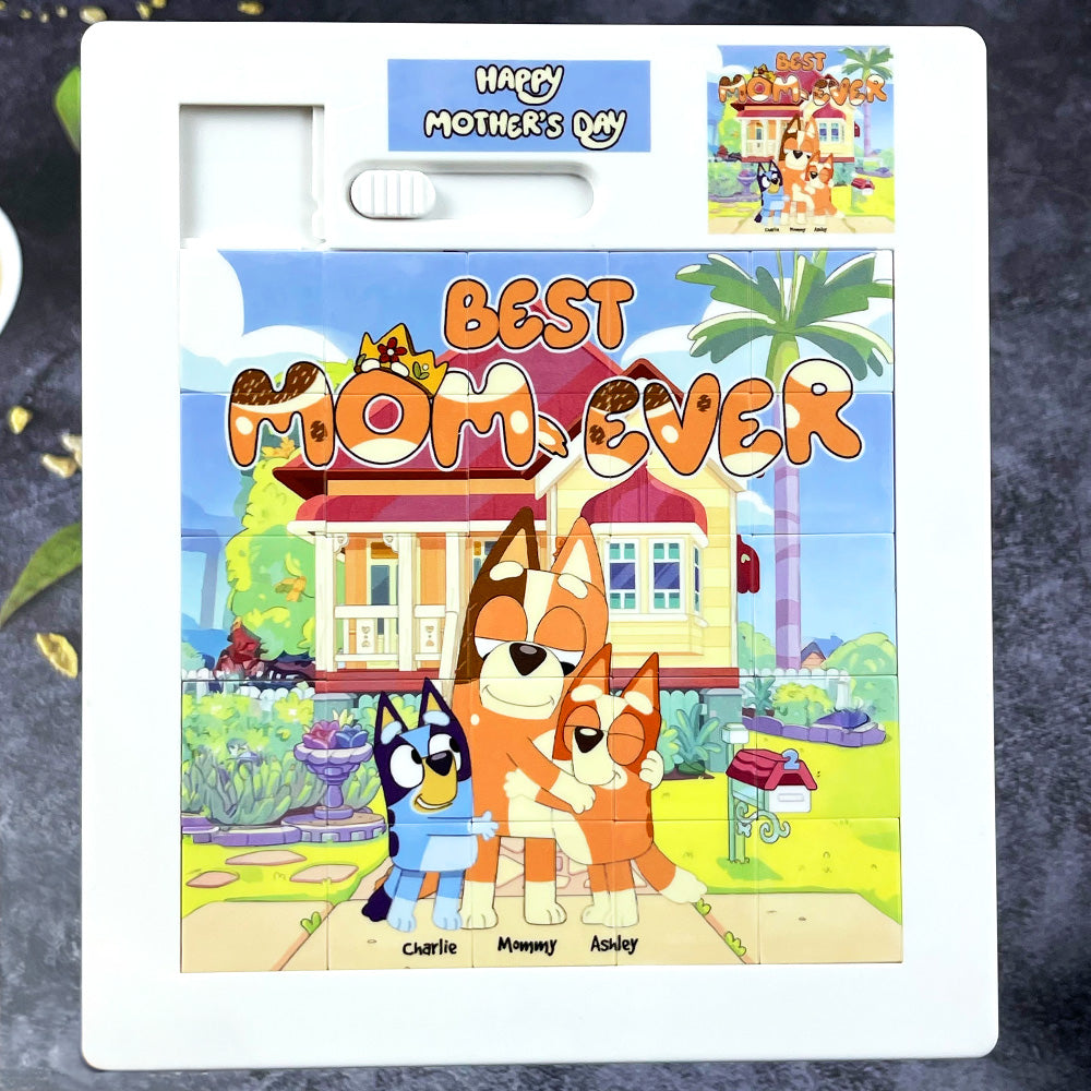 Personalized Gifts For Mom Sliding Puzzle Best Mom Ever 041qhti040425-Homacus