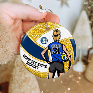 Personalized Gifts For Volleyball Players Ornament 01HUDT291024TM-Homacus