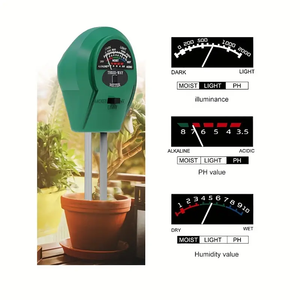 3-in-1 Soil Tester: Moisture, pH, and Light Meter for Household Plants & Gardening 03acxx161224-Homacus