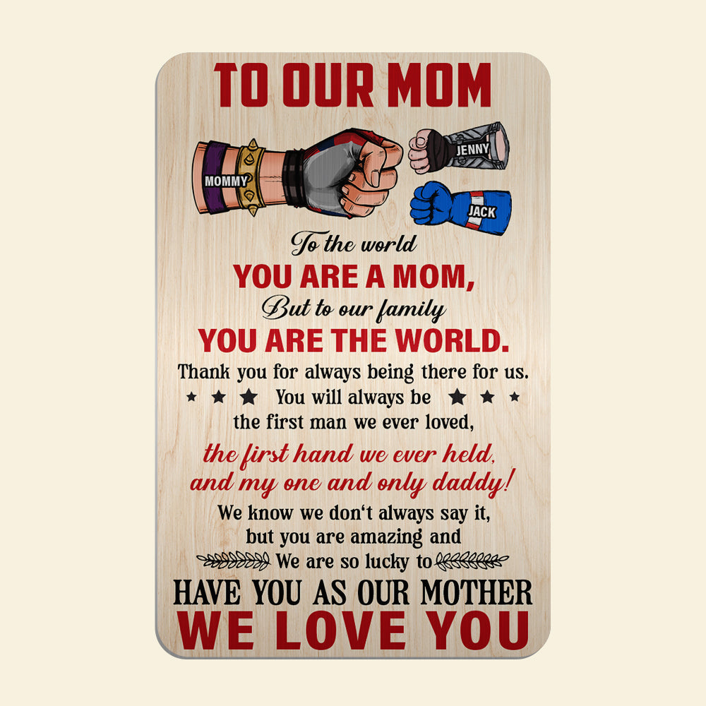 Personalized Gifts For Dad/Mom Wallet Card 02totn220125ha-Homacus