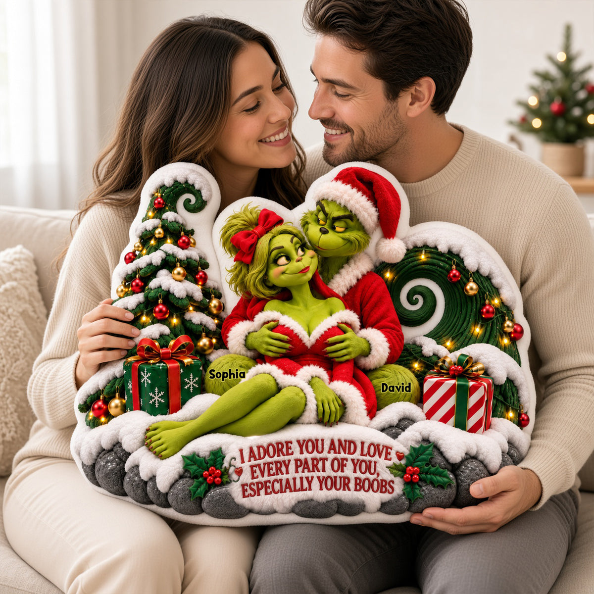 Mischief In Love Couple Pillow - Personalized Gift For Couples 10TTLU201026