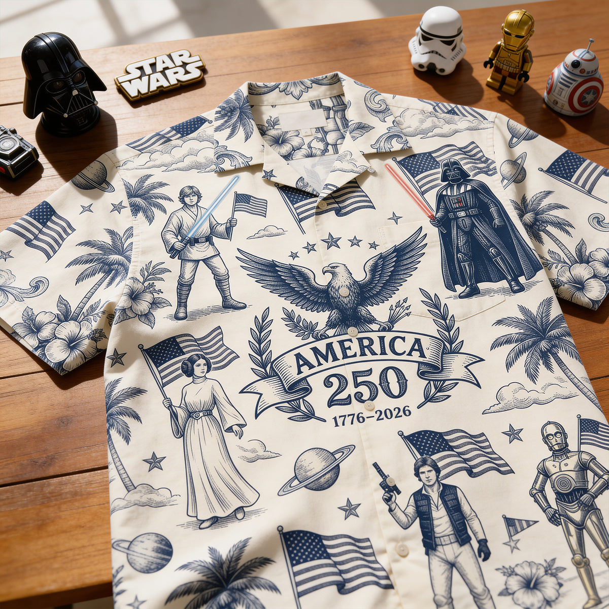 Proud American - Celebrated America 250th Anniversary Hawaiian Shirt - Gifts For Patriots 01nata010626