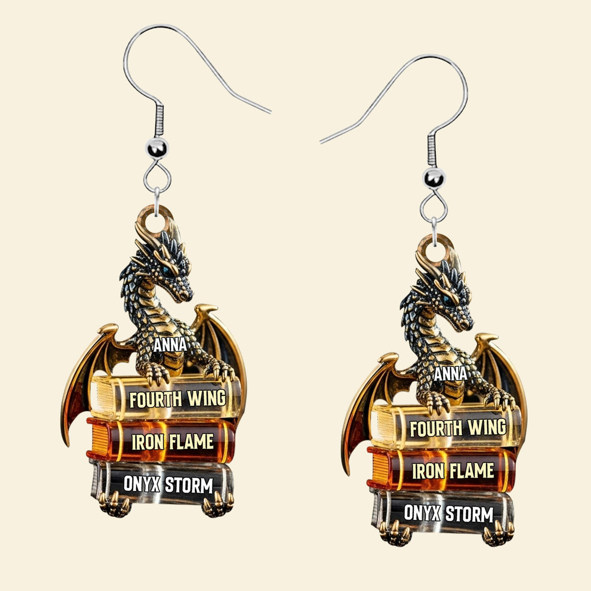 Book Series Earrings - Personalized Gifts For Book Lovers 05tgtn140625-Homacus