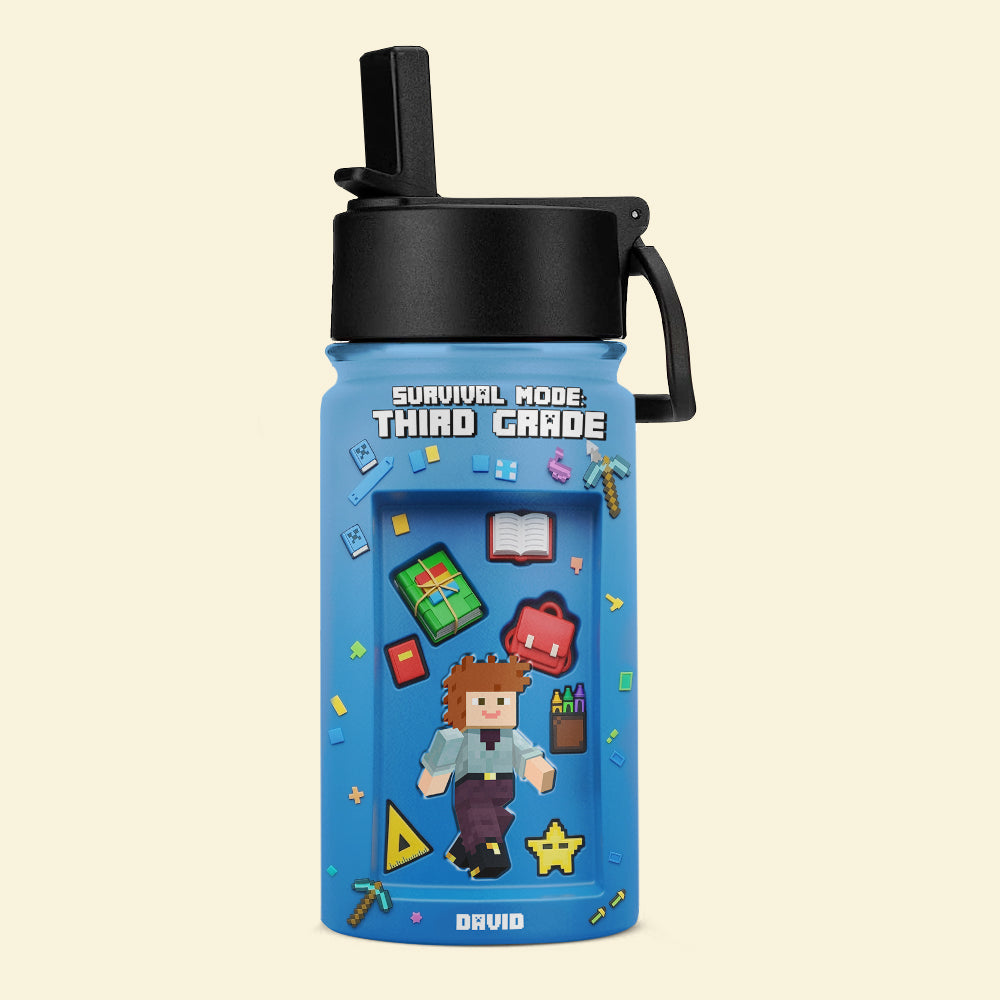 Pixel Style School Survival Kid Tumbler - Personalized Gifts For Kids 03tgtn220725-Homacus