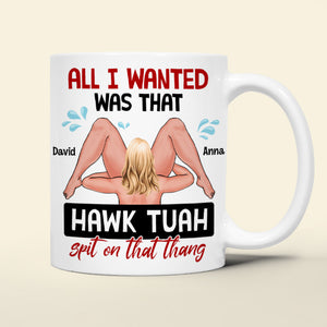 Personalized Gifts For Couple White Mug 022NATN100724HH Naughty Couple HAWK TUAH-Homacus