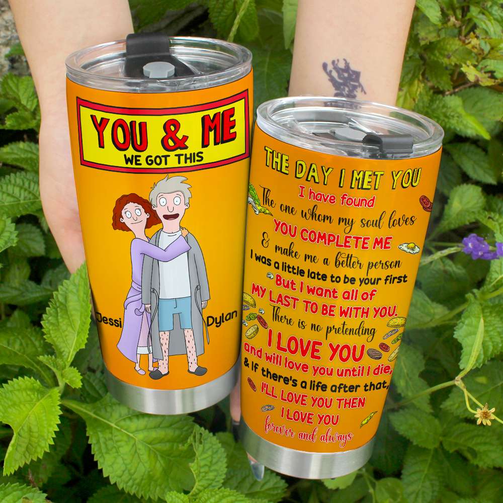 Personalized Gifts For Couple Tumbler You & Me We Got This 06TOLU040225HG-Homacus