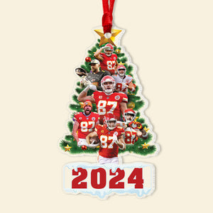 Personalized Gifts For American Football Fans, Acrylic Ornament 04HUPU070824 An American Football Tight End-Homacus