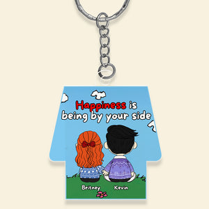 Personalized Gifts For Couple Keychain 01TODT051224HG-Homacus