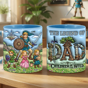 The Legend Of Dad - Accent Mug Personalized Father's Day Gifts 01QHDT300426-Homacus