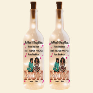 Personalized Gifts For Mom Bottle Lamp Mother And Daughters 01TOMH140225HH-Homacus