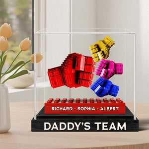 Dad's Fist Bump Acrylic Plaque - Personalized Gifts For Father 04OHQN150525-Homacus