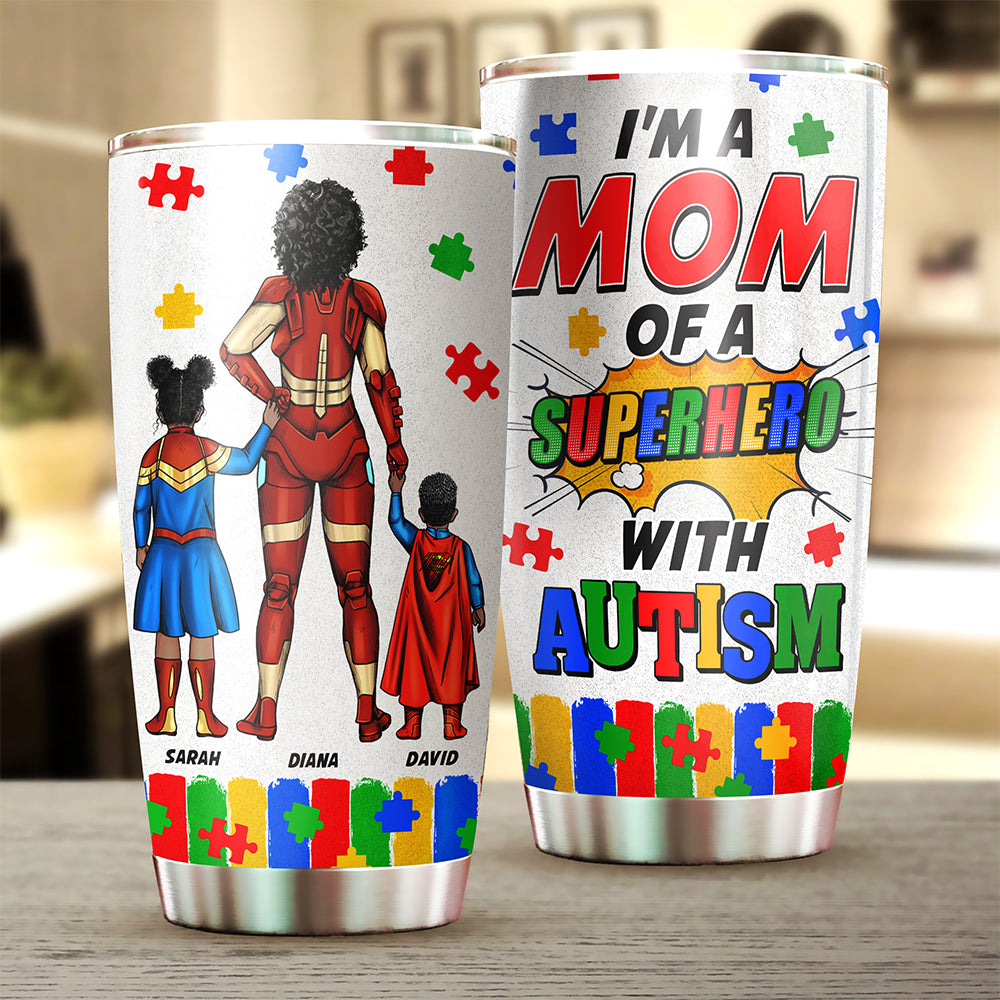 Personalized Gifts For Mom Tumbler 03kaqn240225pa Autism Awareness-Homacus