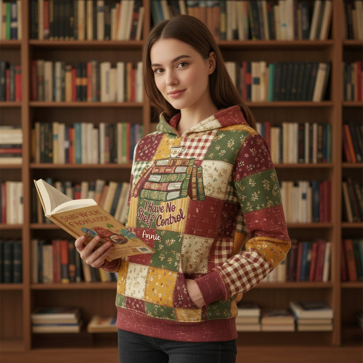 Comfy Reading Vibes Hoodie - Personalized Gifts For Book Lovers 03PGLU211125-Homacus