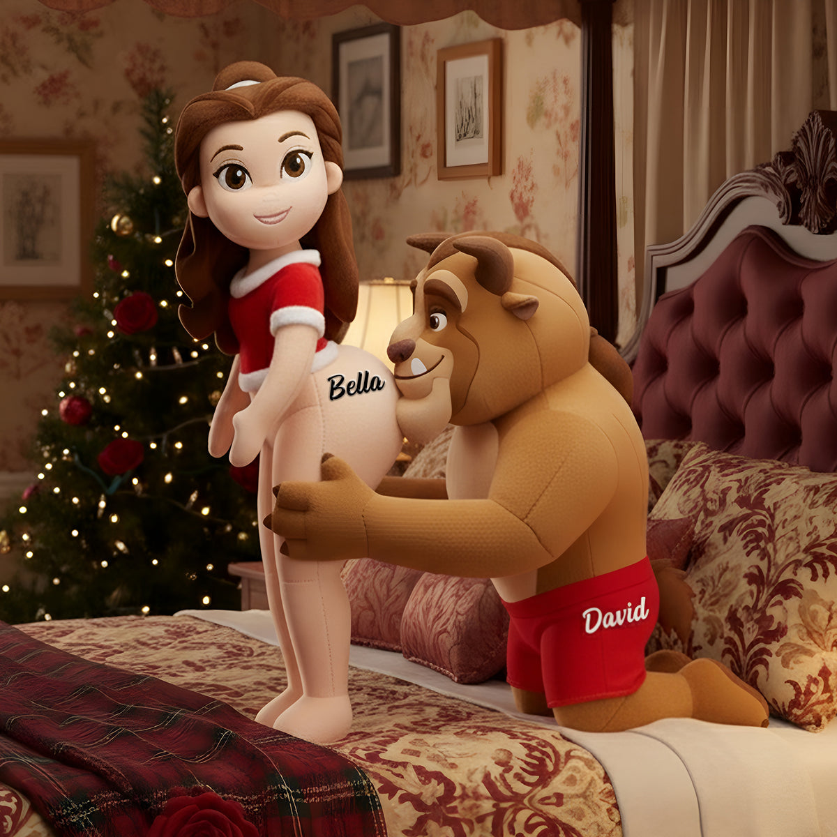 Sweet Couple Pillow Personalized Gifts For Couple 06OHLU141125-Homacus