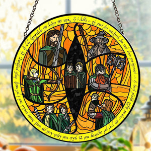 Personalized Gifts For Fantasy Novel & Movie Fans Stained Glass Ornament, Various Locations Suncatcher 01qhtn130924-Homacus