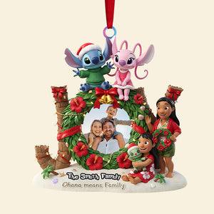 Custom Photo Family Christmas Acrylic Ornament, Personalized Gifts For Family 03kita161025-Homacus