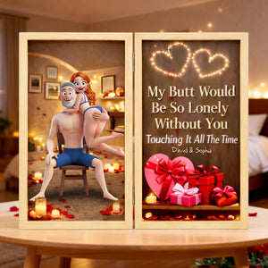 Romantic Naughty Couple Acrylic Plaque - Personalized Gifts For Couples 02OHLU020226-Homacus